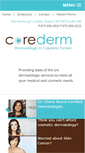 Mobile Screenshot of corederm.com